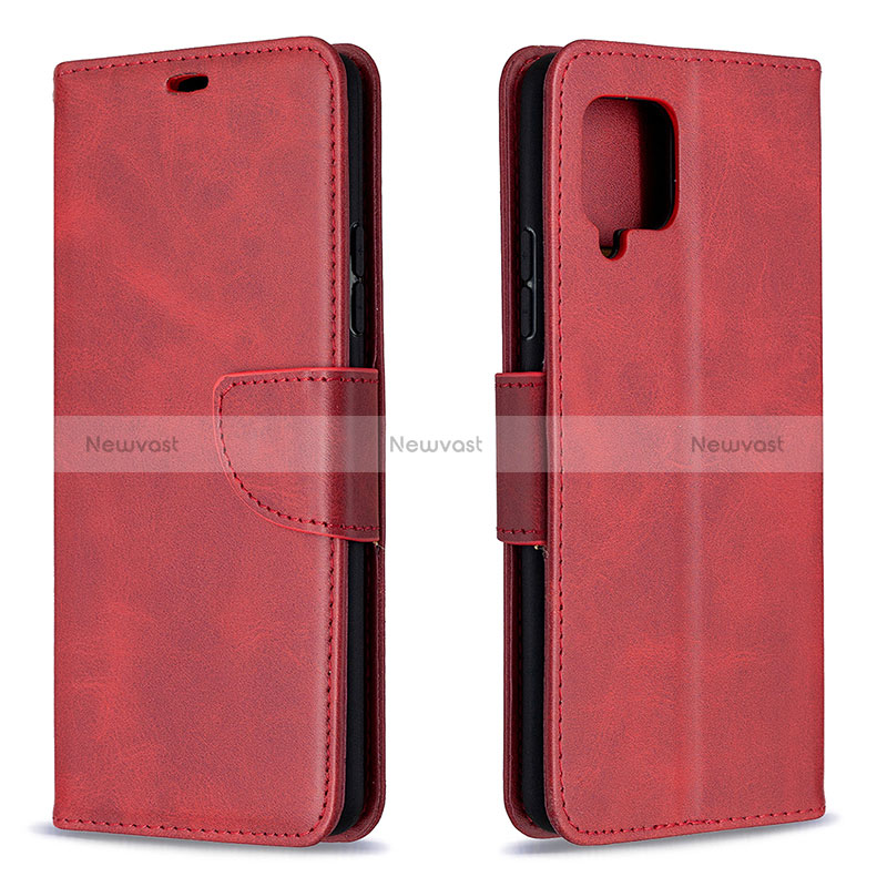 Leather Case Stands Flip Cover Holder B04F for Samsung Galaxy A42 5G
