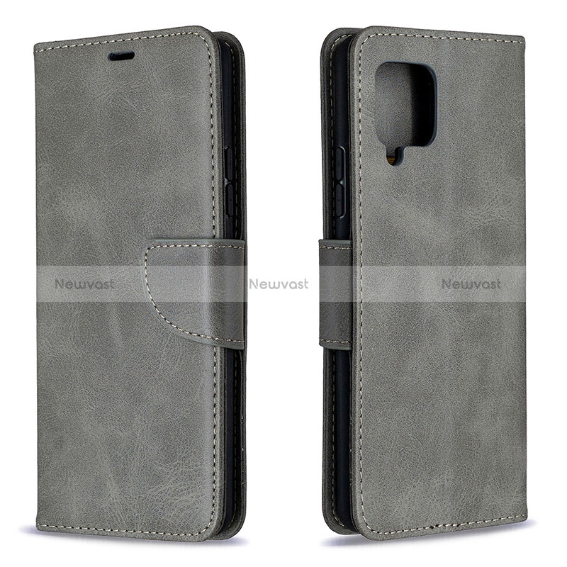 Leather Case Stands Flip Cover Holder B04F for Samsung Galaxy A42 5G