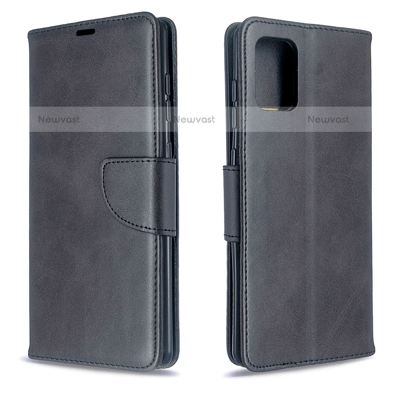 Leather Case Stands Flip Cover Holder B04F for Samsung Galaxy A71 4G A715