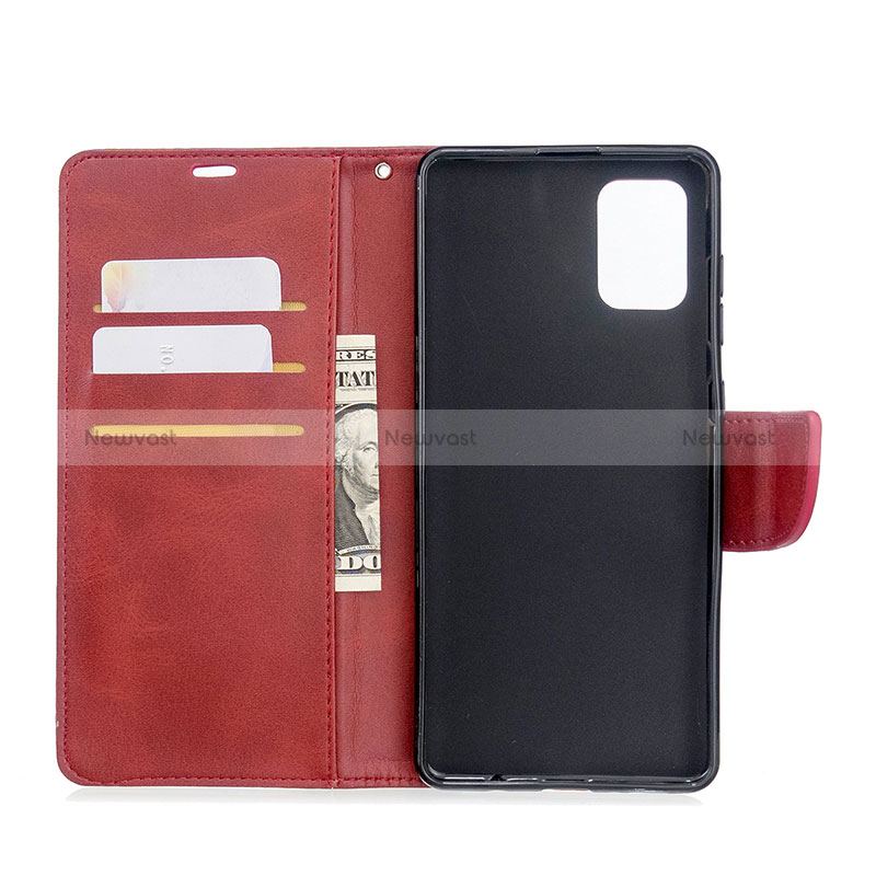 Leather Case Stands Flip Cover Holder B04F for Samsung Galaxy A71 5G