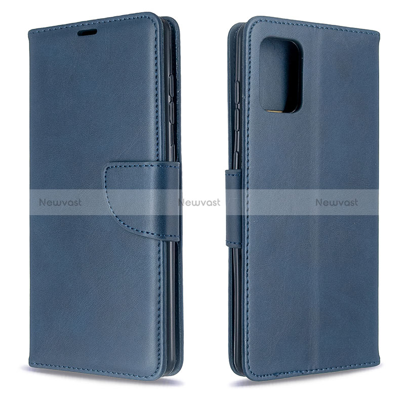 Leather Case Stands Flip Cover Holder B04F for Samsung Galaxy A71 5G