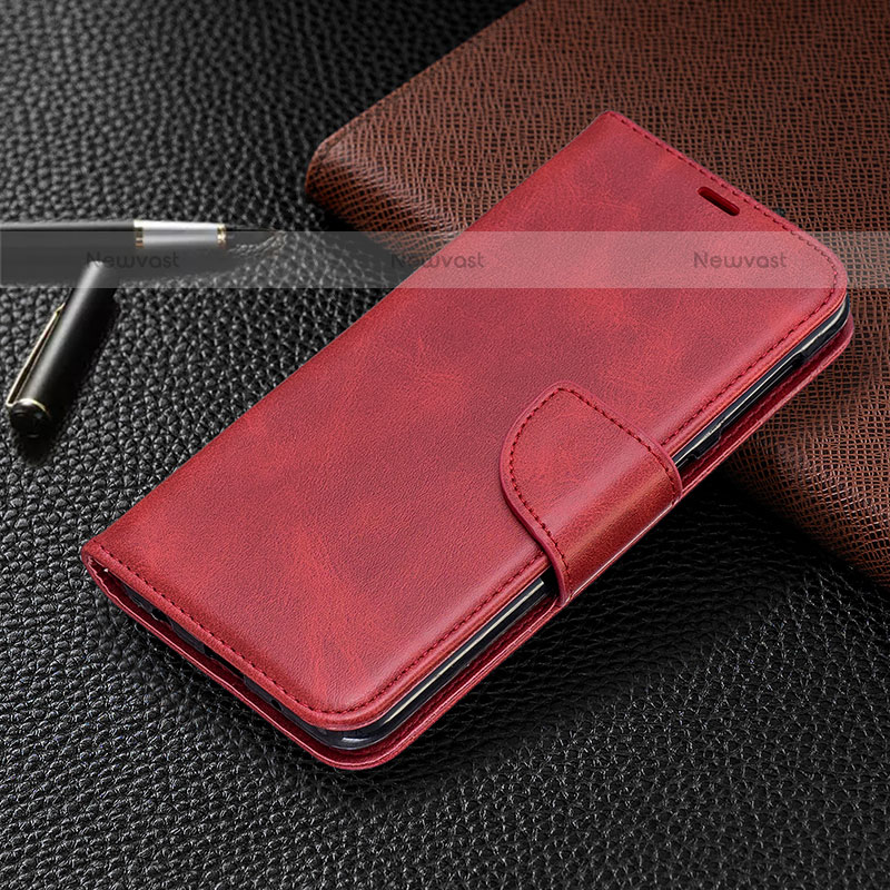 Leather Case Stands Flip Cover Holder B04F for Samsung Galaxy M10