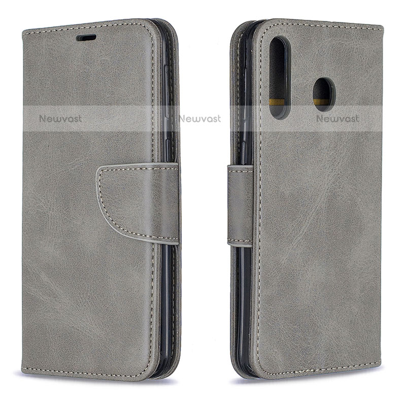 Leather Case Stands Flip Cover Holder B04F for Samsung Galaxy M30