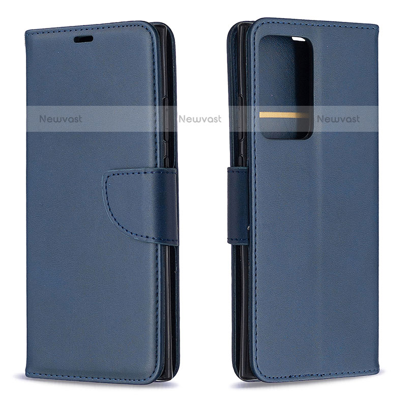 Leather Case Stands Flip Cover Holder B04F for Samsung Galaxy Note 20 Ultra 5G