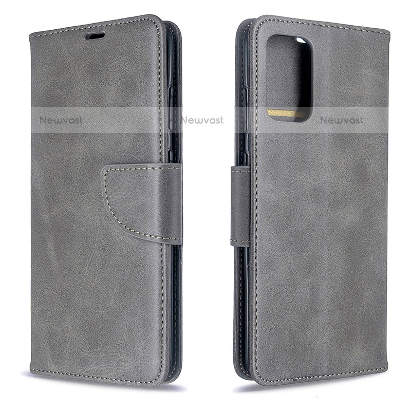 Leather Case Stands Flip Cover Holder B04F for Samsung Galaxy S20