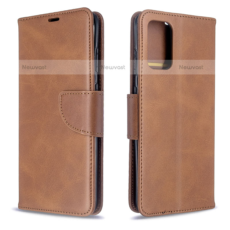 Leather Case Stands Flip Cover Holder B04F for Samsung Galaxy S20