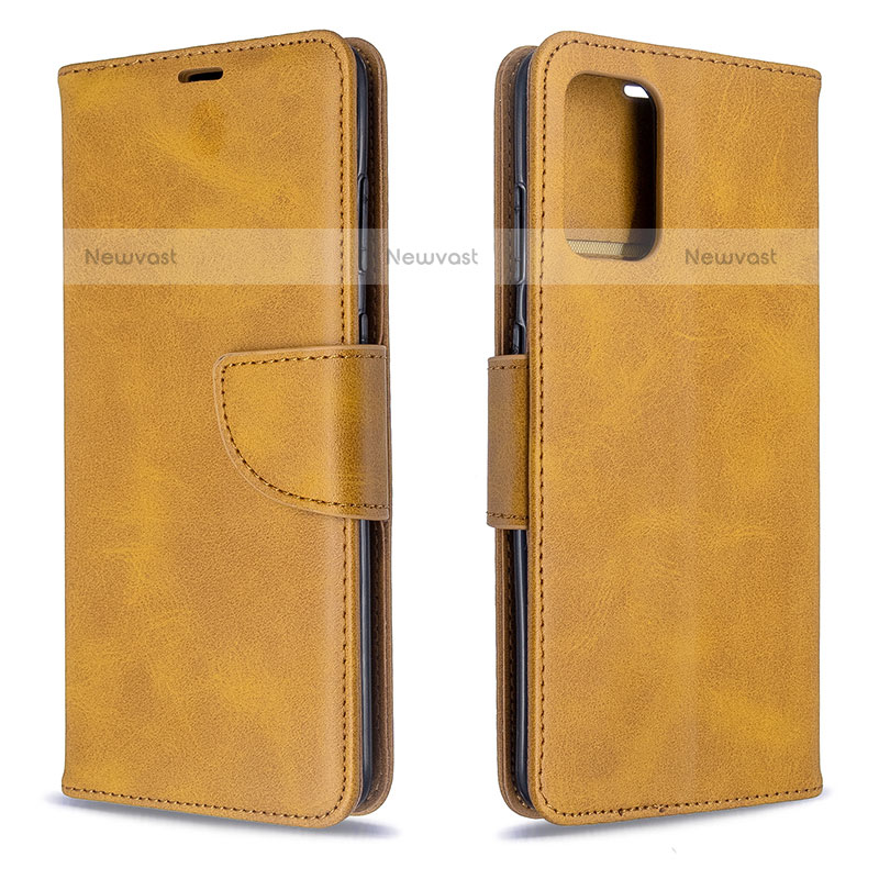 Leather Case Stands Flip Cover Holder B04F for Samsung Galaxy S20