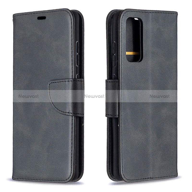 Leather Case Stands Flip Cover Holder B04F for Samsung Galaxy S20 FE (2022) 5G