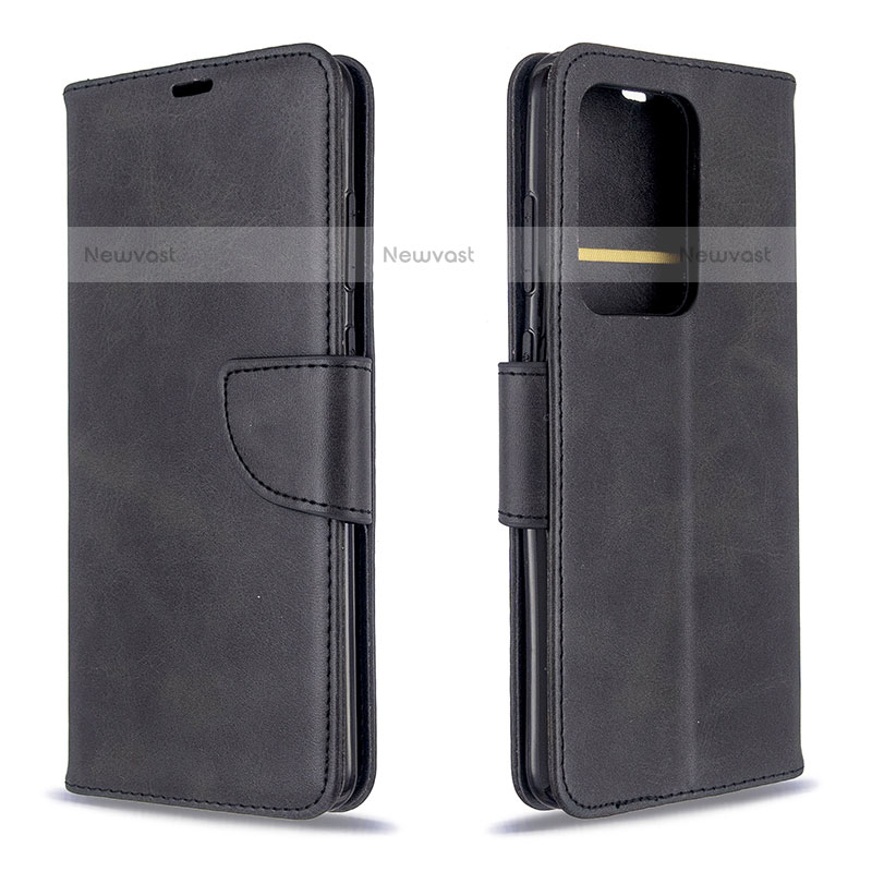 Leather Case Stands Flip Cover Holder B04F for Samsung Galaxy S20 Plus 5G