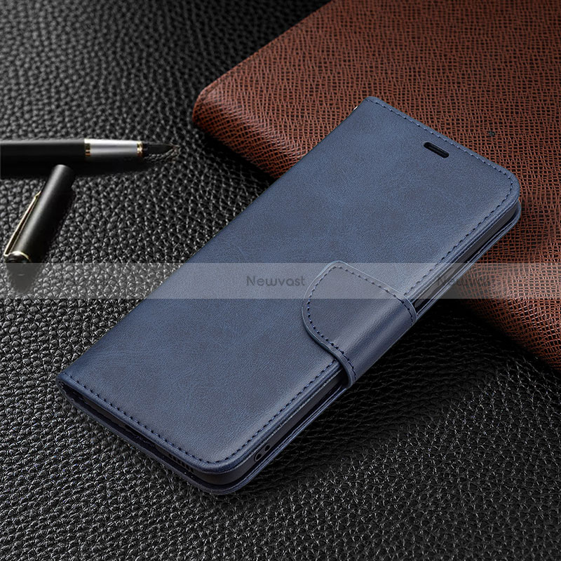 Leather Case Stands Flip Cover Holder B04F for Vivo V21s 5G