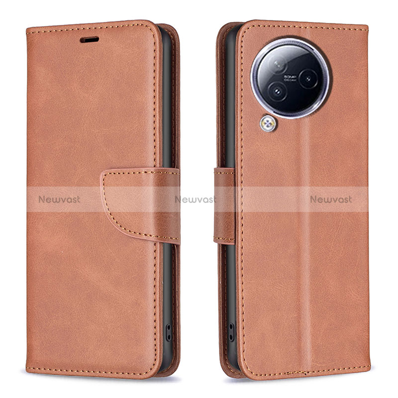 Leather Case Stands Flip Cover Holder B04F for Xiaomi Civi 3 5G