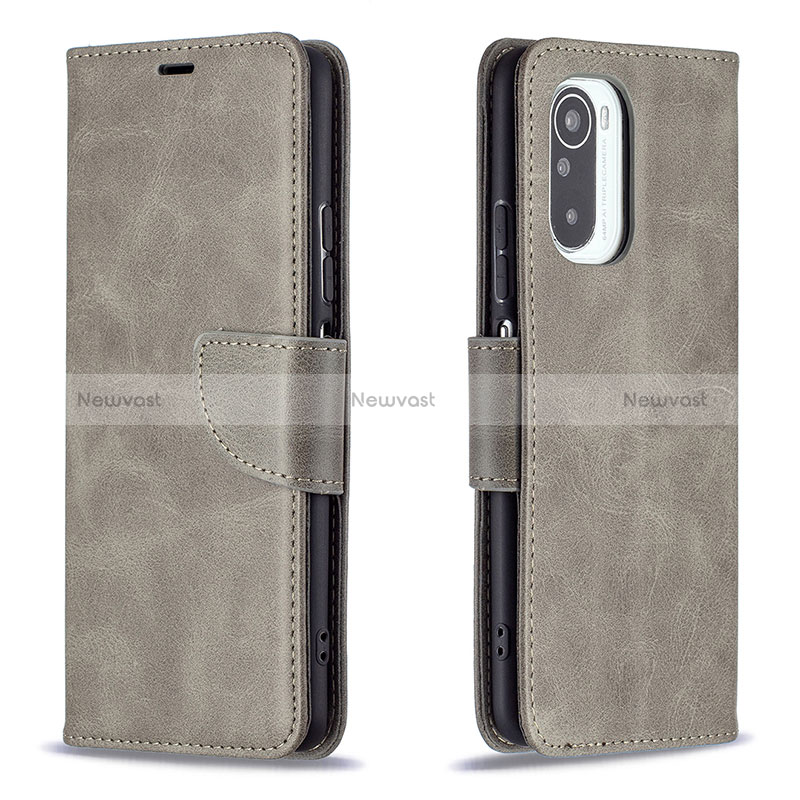 Leather Case Stands Flip Cover Holder B04F for Xiaomi Mi 11X 5G