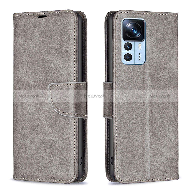 Leather Case Stands Flip Cover Holder B04F for Xiaomi Mi 12T Pro 5G