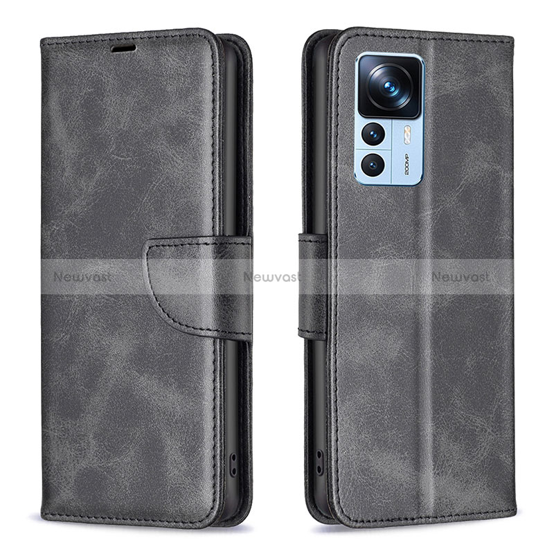 Leather Case Stands Flip Cover Holder B04F for Xiaomi Mi 12T Pro 5G