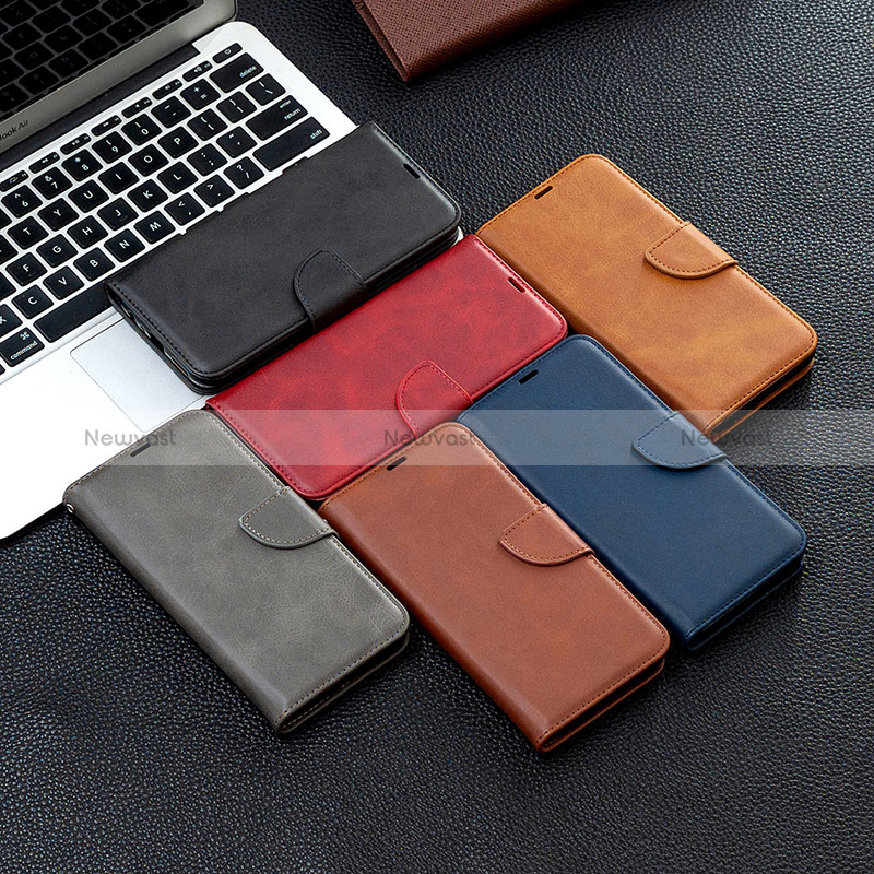Leather Case Stands Flip Cover Holder B04F for Xiaomi Mi 14 5G