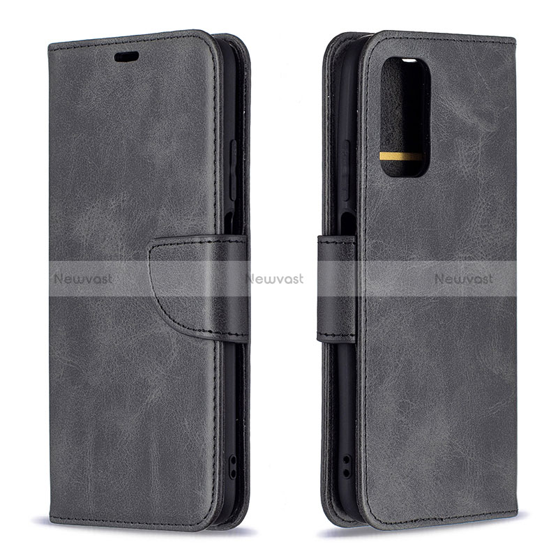 Leather Case Stands Flip Cover Holder B04F for Xiaomi Poco M3