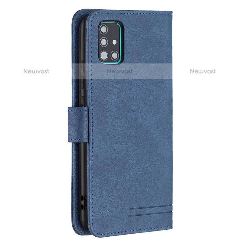 Leather Case Stands Flip Cover Holder B05F for Samsung Galaxy A51 4G