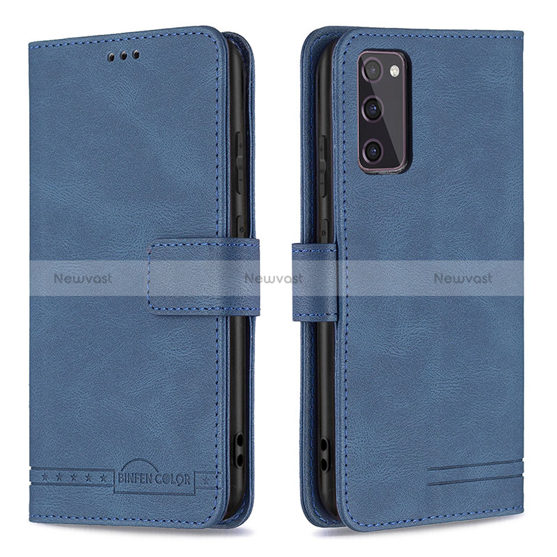 Leather Case Stands Flip Cover Holder B05F for Samsung Galaxy S20 FE 5G