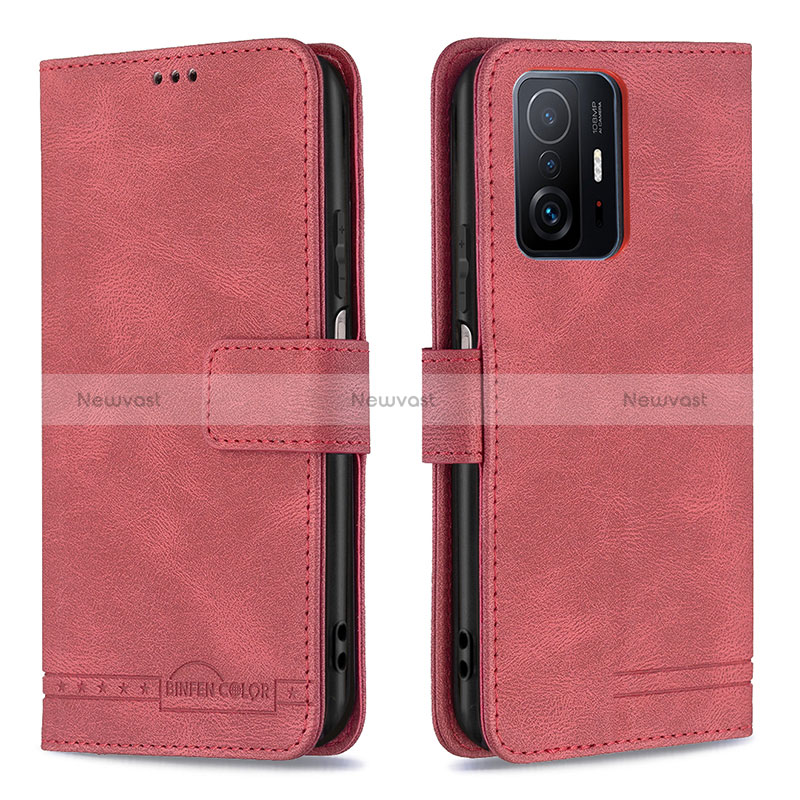 Leather Case Stands Flip Cover Holder B05F for Xiaomi Mi 11T 5G