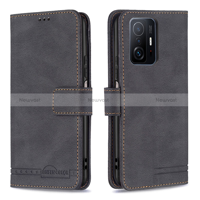 Leather Case Stands Flip Cover Holder B05F for Xiaomi Mi 11T 5G