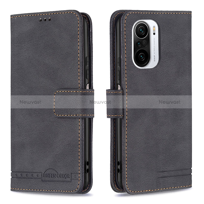 Leather Case Stands Flip Cover Holder B05F for Xiaomi Mi 11X Pro 5G