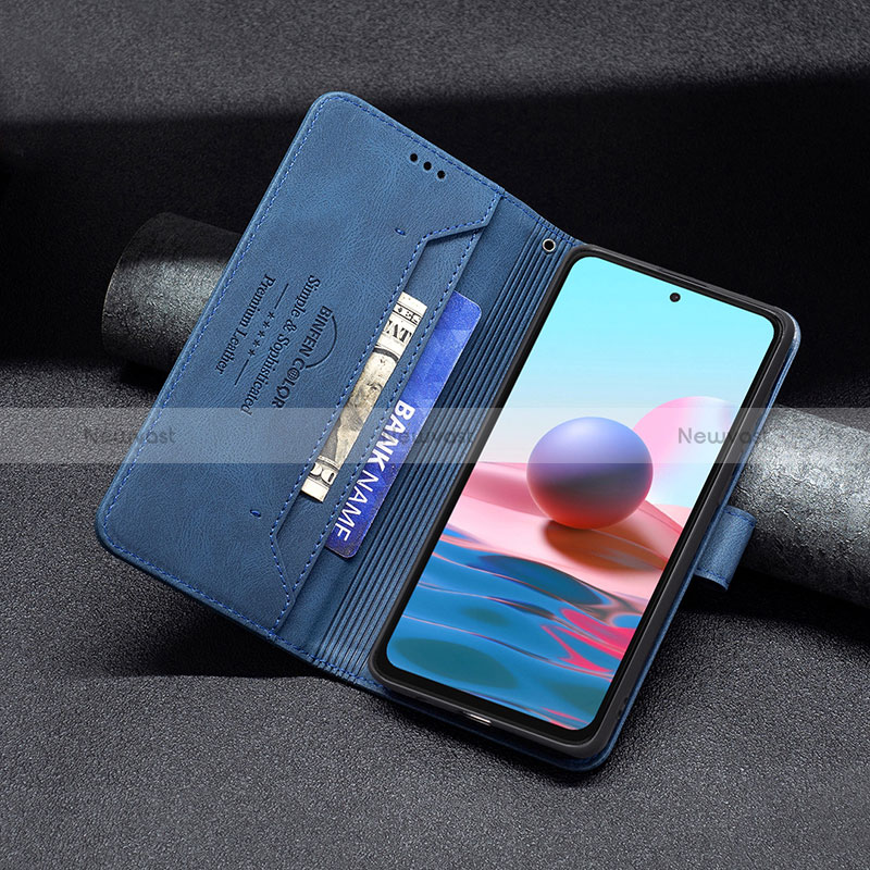 Leather Case Stands Flip Cover Holder B05F for Xiaomi Poco M5S