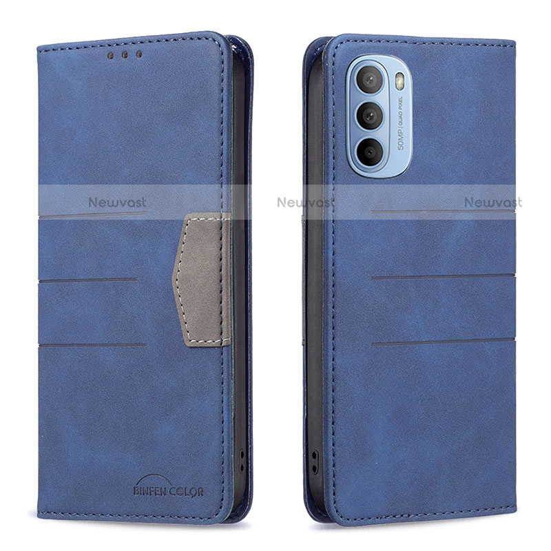 Leather Case Stands Flip Cover Holder B06F for Motorola Moto G31