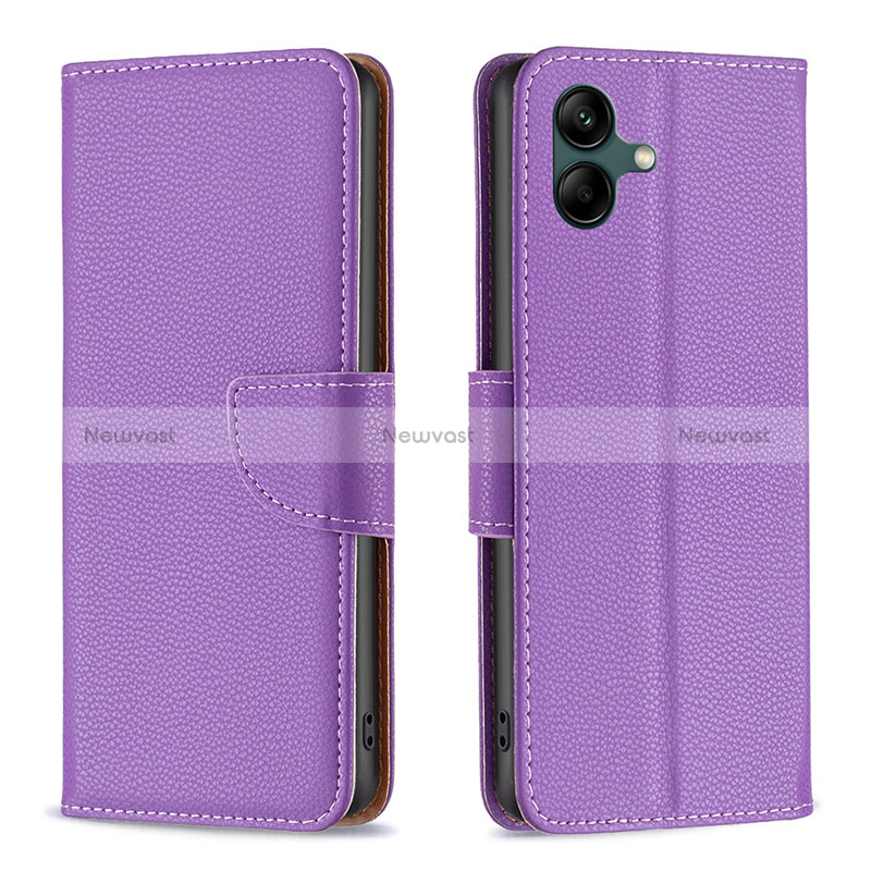 Leather Case Stands Flip Cover Holder B06F for Samsung Galaxy A04 4G