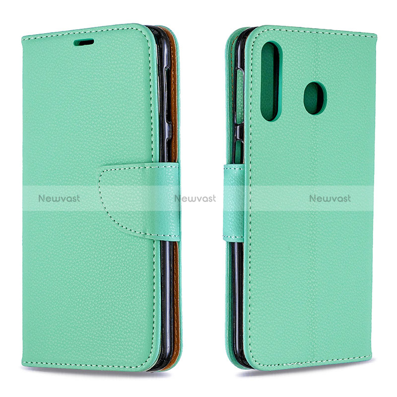 Leather Case Stands Flip Cover Holder B06F for Samsung Galaxy A40s