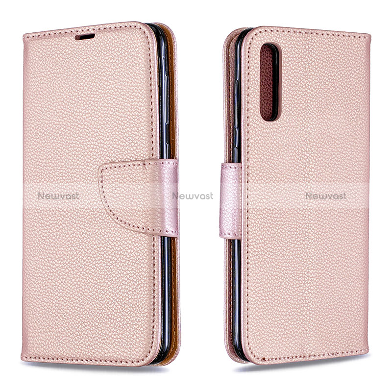 Leather Case Stands Flip Cover Holder B06F for Samsung Galaxy A50
