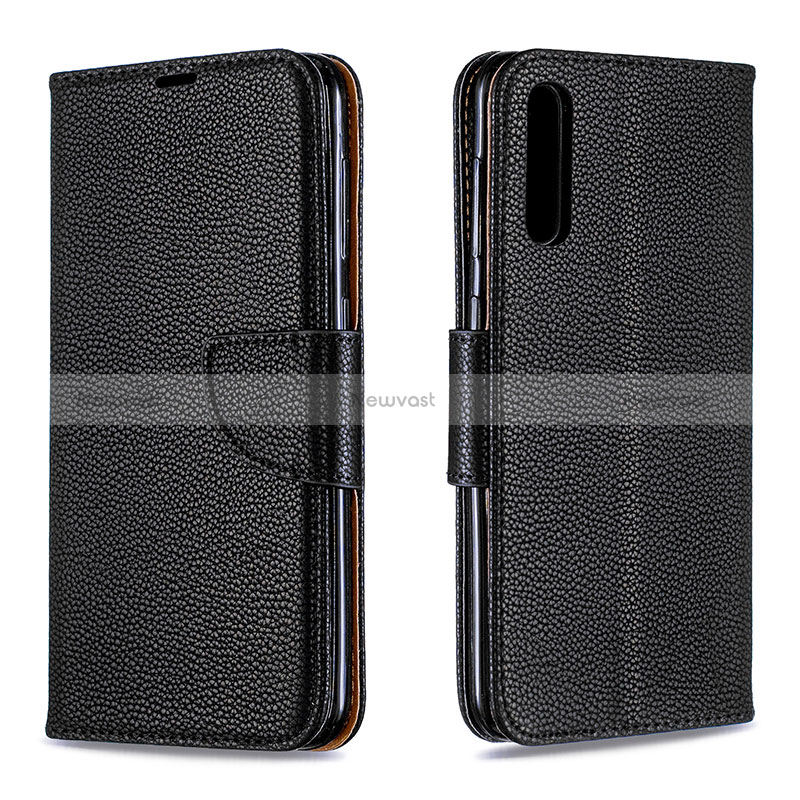 Leather Case Stands Flip Cover Holder B06F for Samsung Galaxy A50S