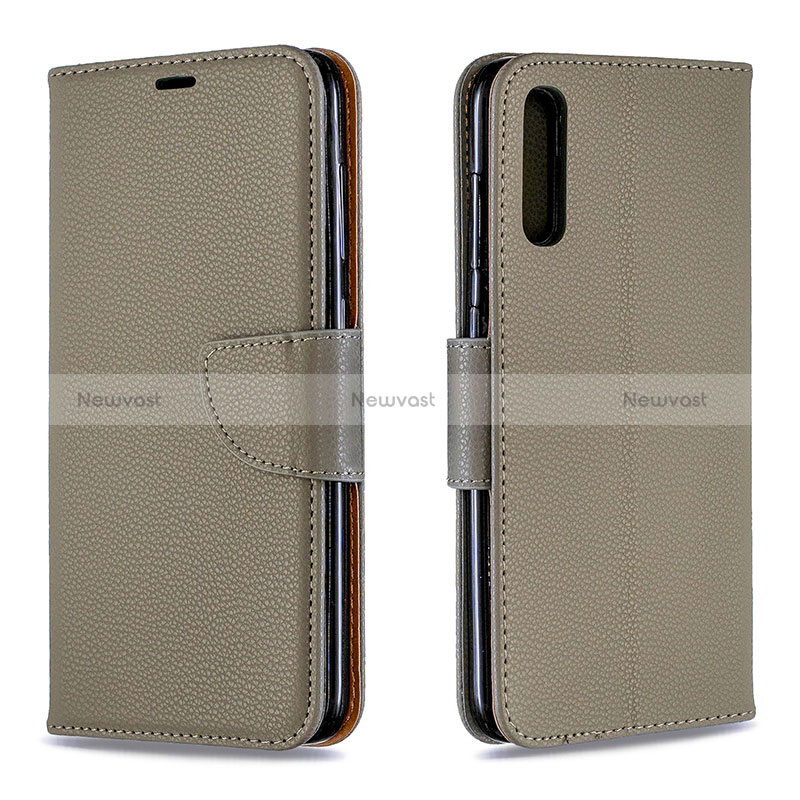 Leather Case Stands Flip Cover Holder B06F for Samsung Galaxy A70