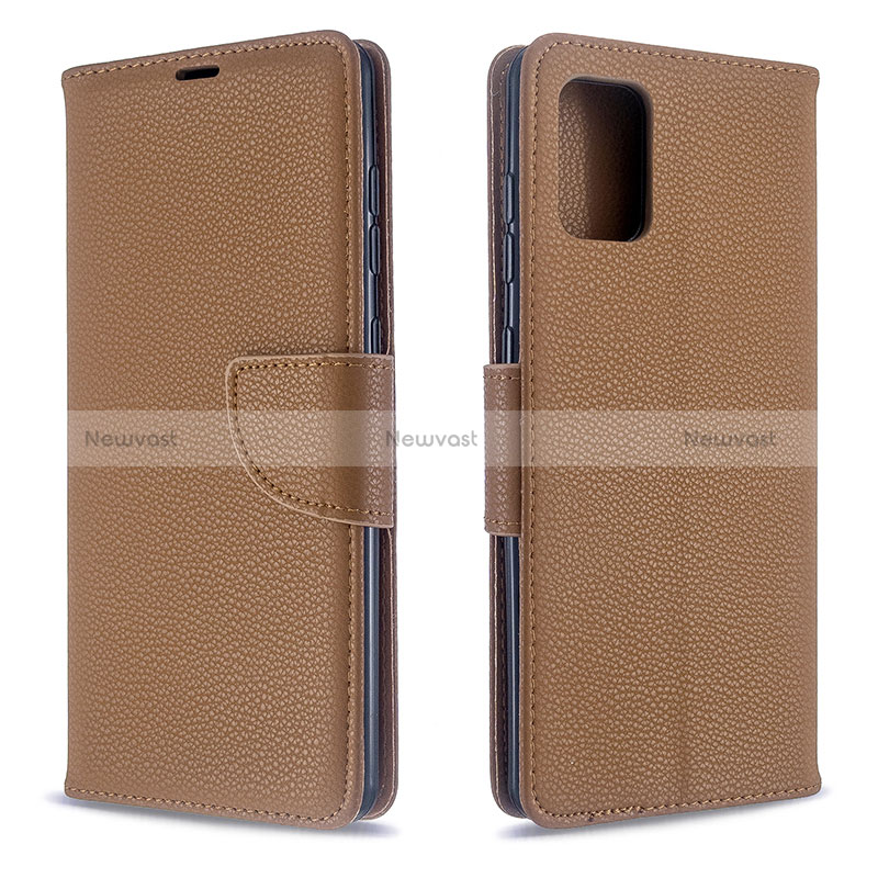 Leather Case Stands Flip Cover Holder B06F for Samsung Galaxy A71 5G