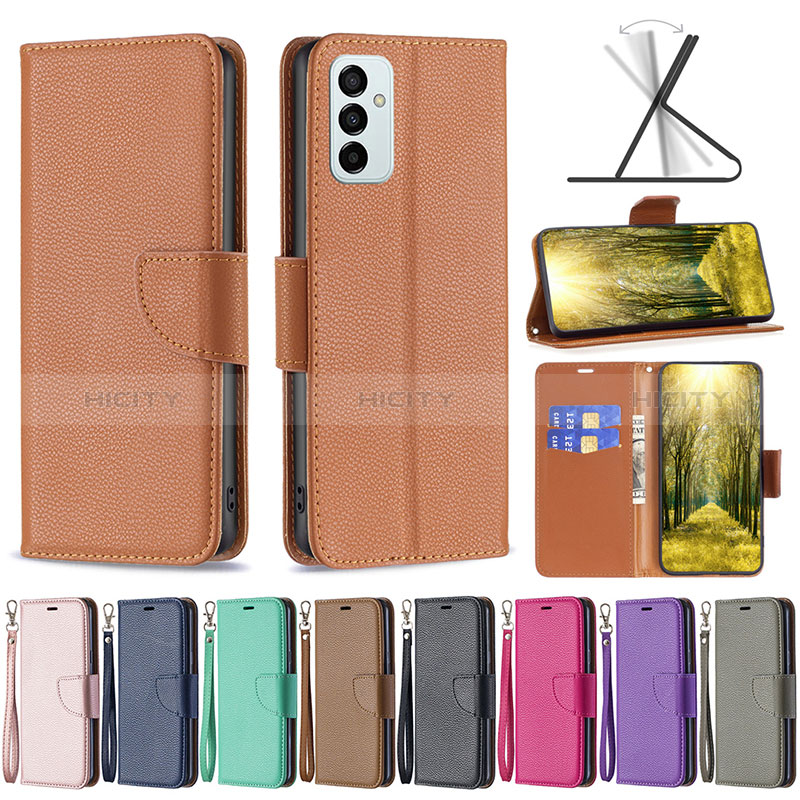 Leather Case Stands Flip Cover Holder B06F for Samsung Galaxy F23 5G