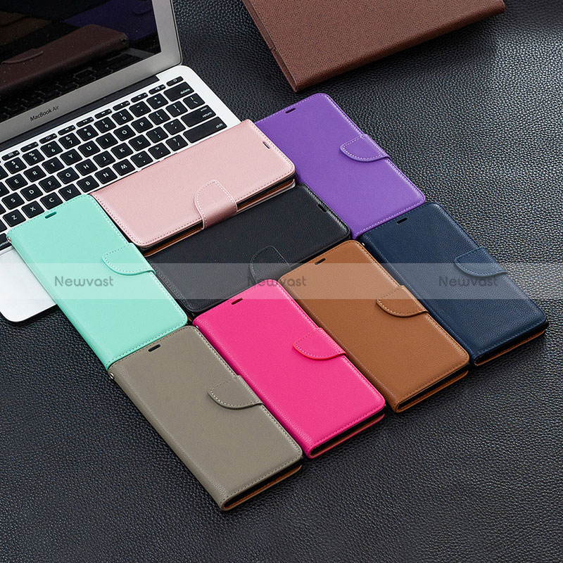 Leather Case Stands Flip Cover Holder B06F for Samsung Galaxy M02