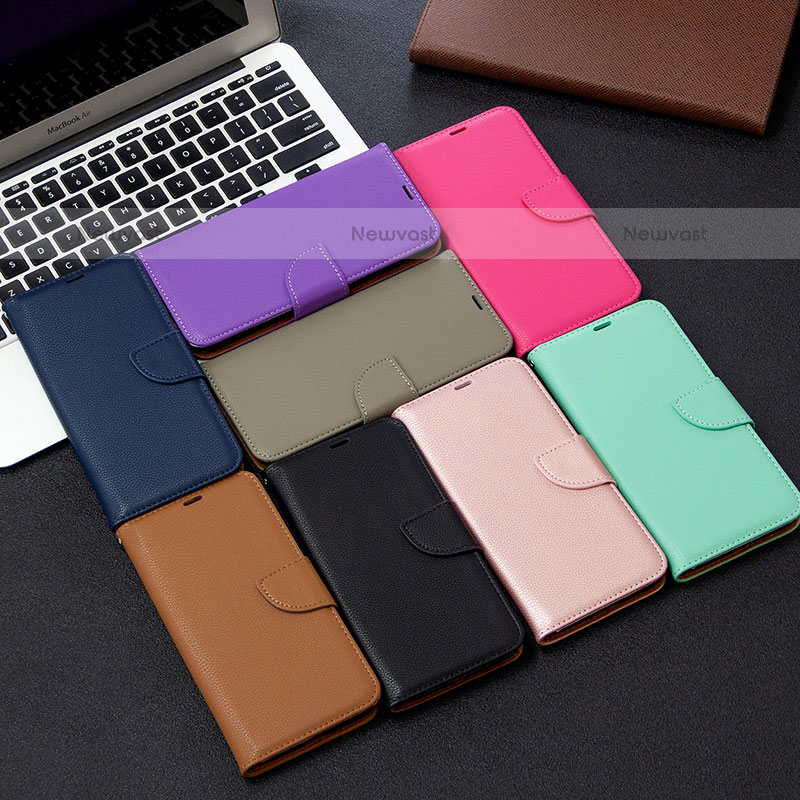 Leather Case Stands Flip Cover Holder B06F for Samsung Galaxy M11