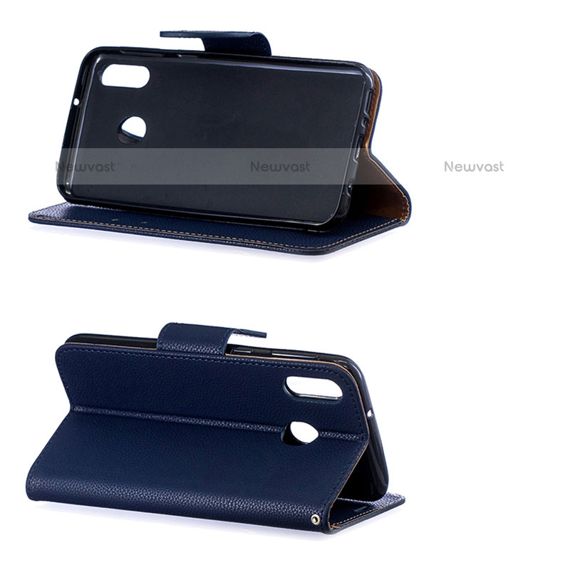 Leather Case Stands Flip Cover Holder B06F for Samsung Galaxy M20