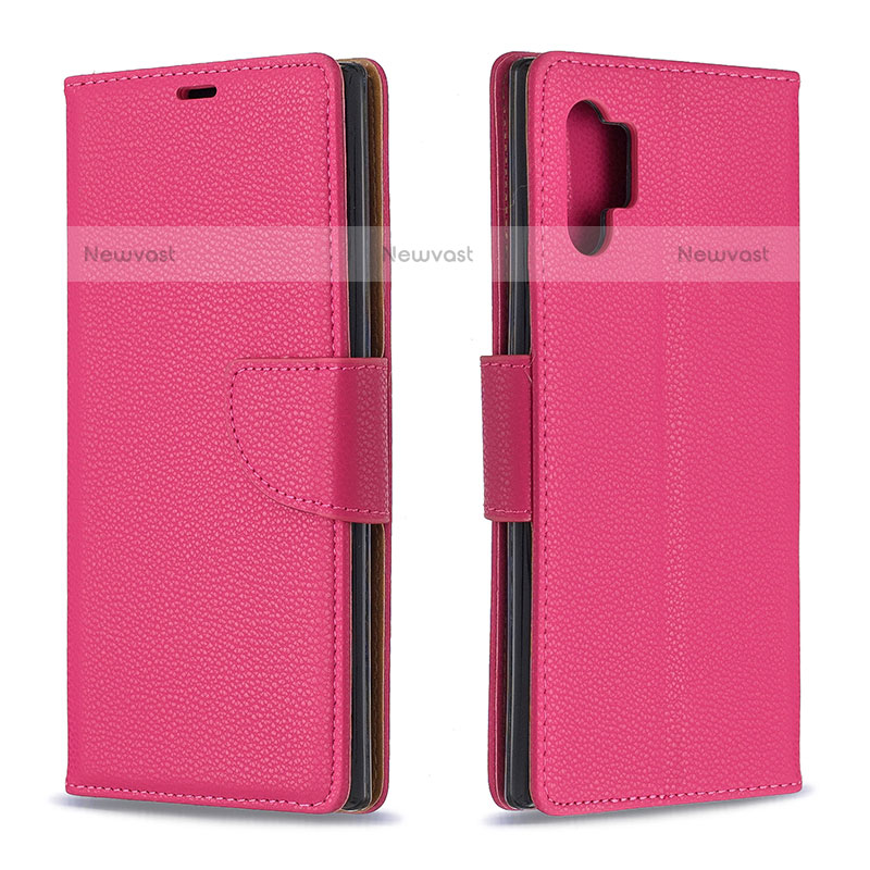 Leather Case Stands Flip Cover Holder B06F for Samsung Galaxy Note 10 Plus 5G