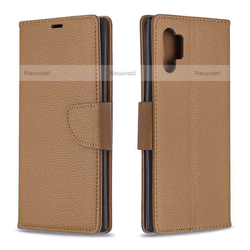 Leather Case Stands Flip Cover Holder B06F for Samsung Galaxy Note 10 Plus 5G