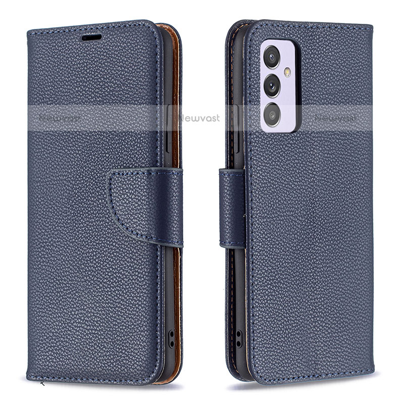 Leather Case Stands Flip Cover Holder B06F for Samsung Galaxy Quantum2 5G