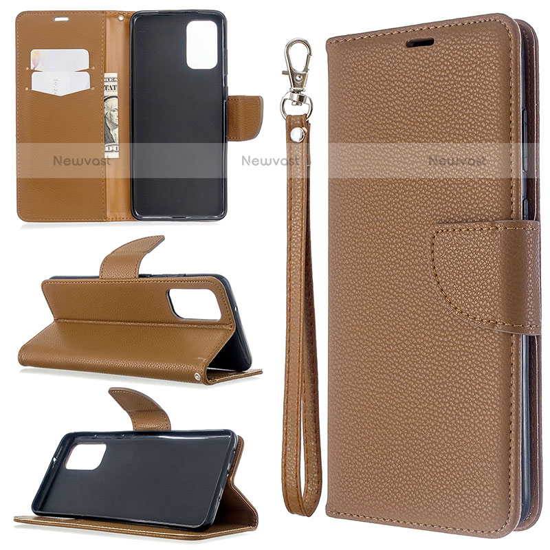 Leather Case Stands Flip Cover Holder B06F for Samsung Galaxy S20