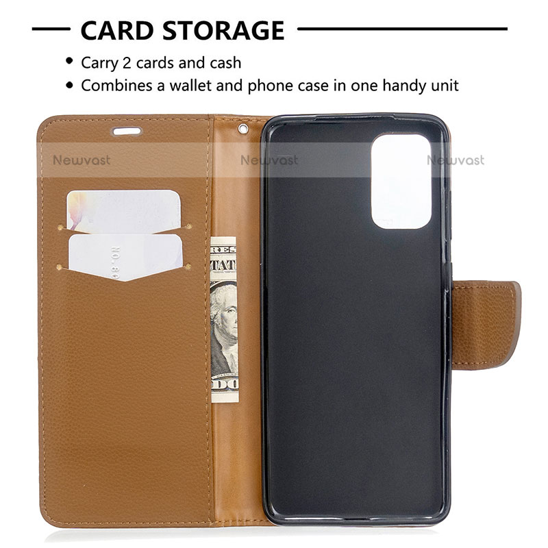 Leather Case Stands Flip Cover Holder B06F for Samsung Galaxy S20