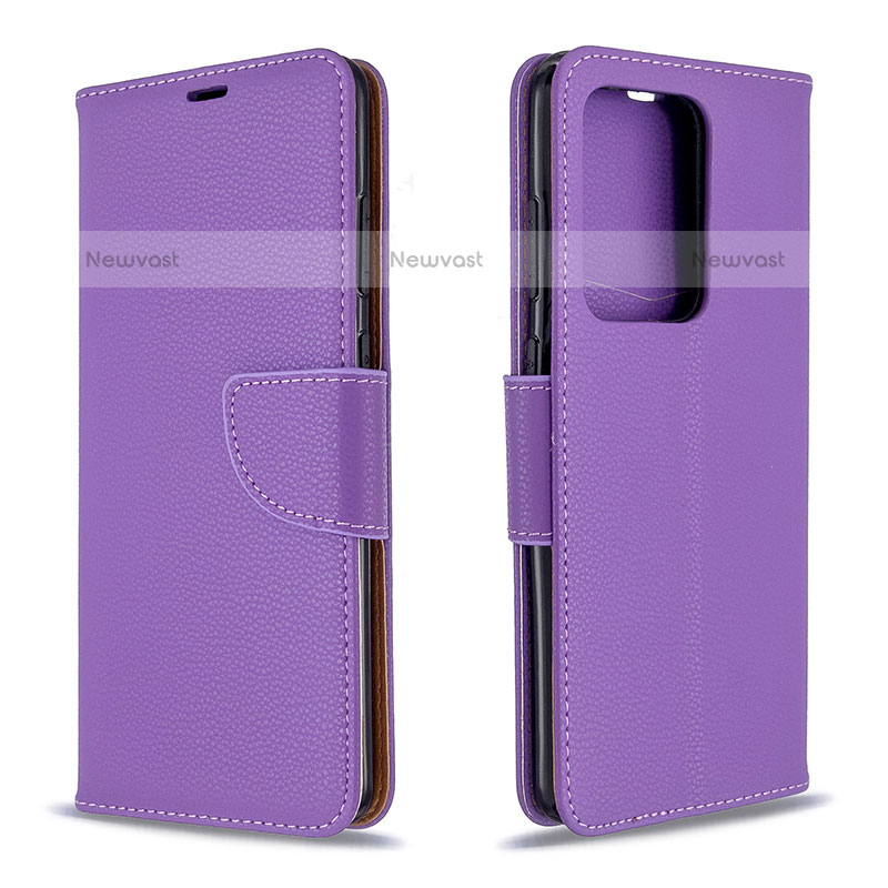 Leather Case Stands Flip Cover Holder B06F for Samsung Galaxy S20 Plus 5G