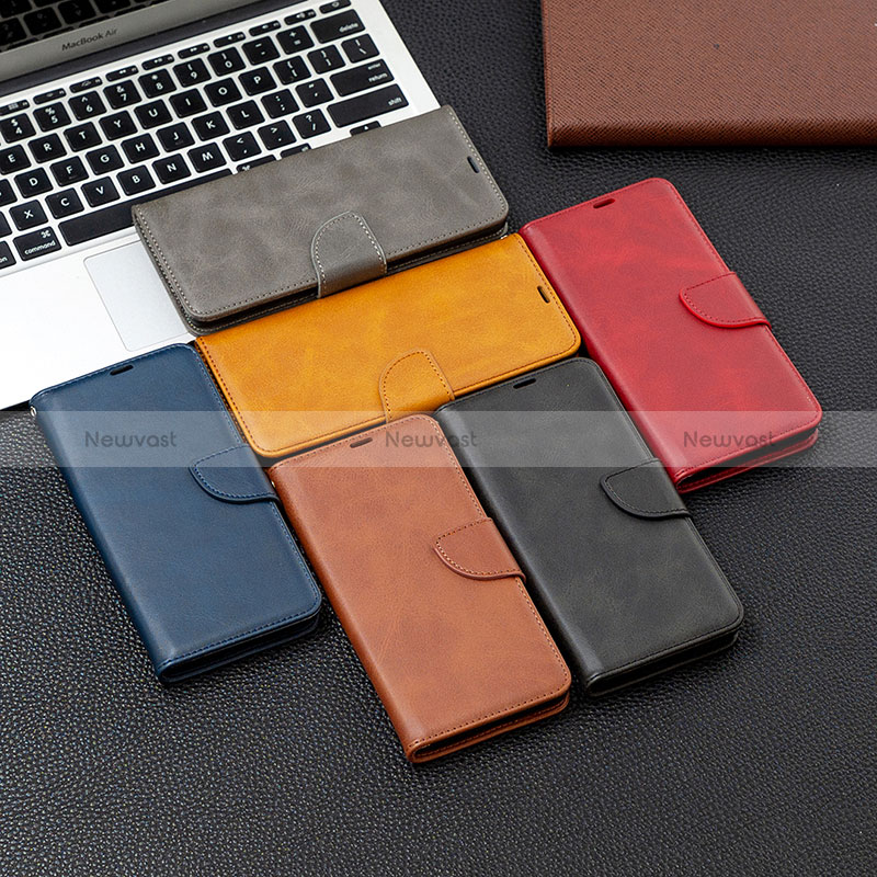 Leather Case Stands Flip Cover Holder B06F for Samsung Galaxy S24 5G