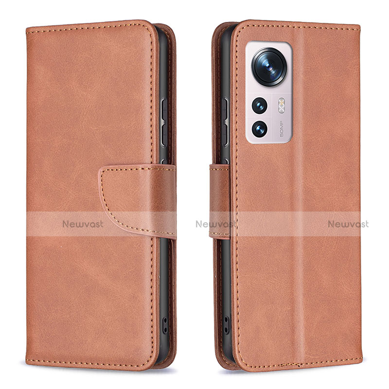 Leather Case Stands Flip Cover Holder B06F for Xiaomi Mi 12 5G