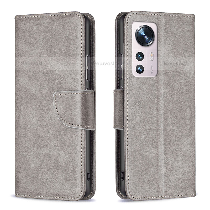 Leather Case Stands Flip Cover Holder B06F for Xiaomi Mi 12S 5G