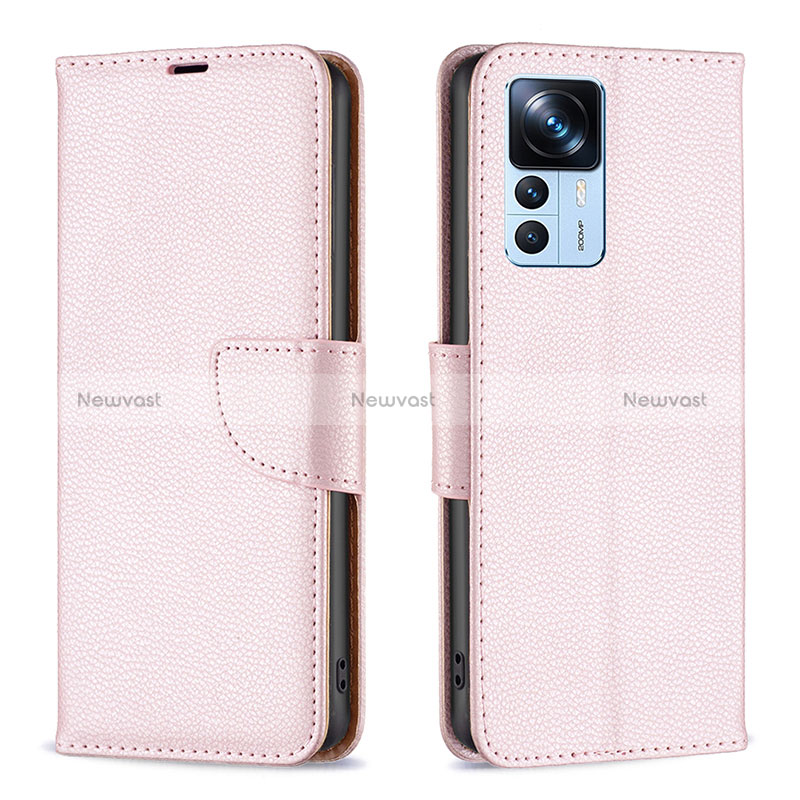 Leather Case Stands Flip Cover Holder B06F for Xiaomi Mi 12T Pro 5G
