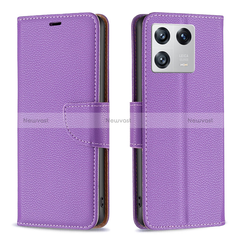 Leather Case Stands Flip Cover Holder B06F for Xiaomi Mi 13 5G