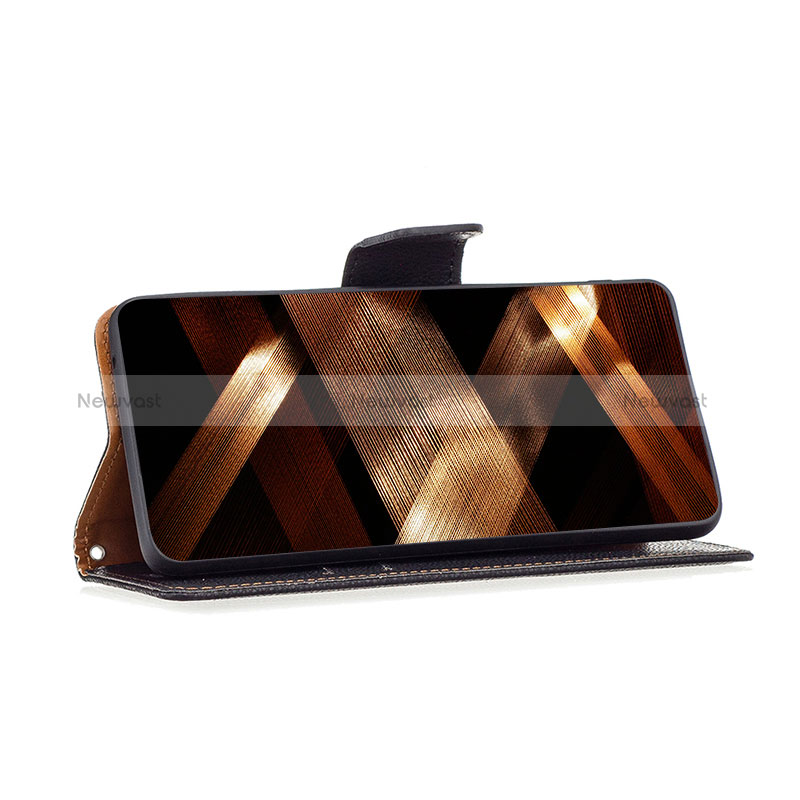Leather Case Stands Flip Cover Holder B06F for Xiaomi Poco F5 5G