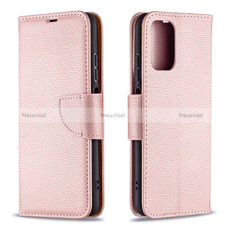 Leather Case Stands Flip Cover Holder B06F for Xiaomi Poco M5S